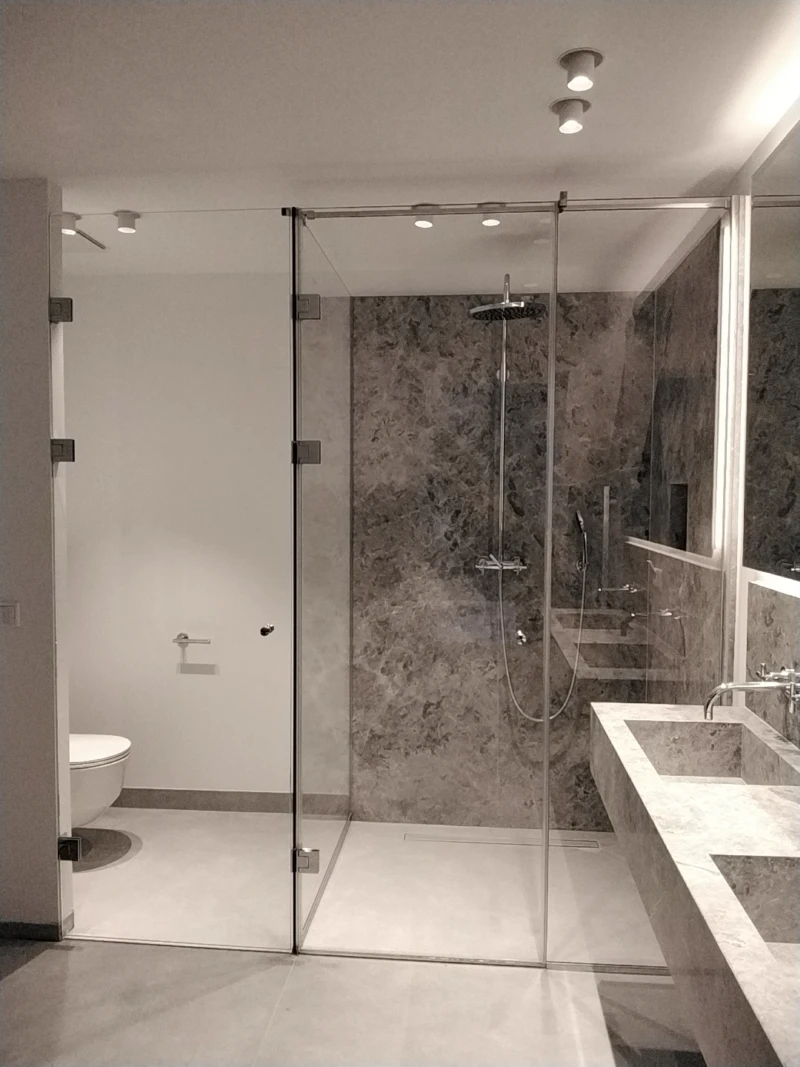 Duschbereich mit Glas – Referenzprojekt