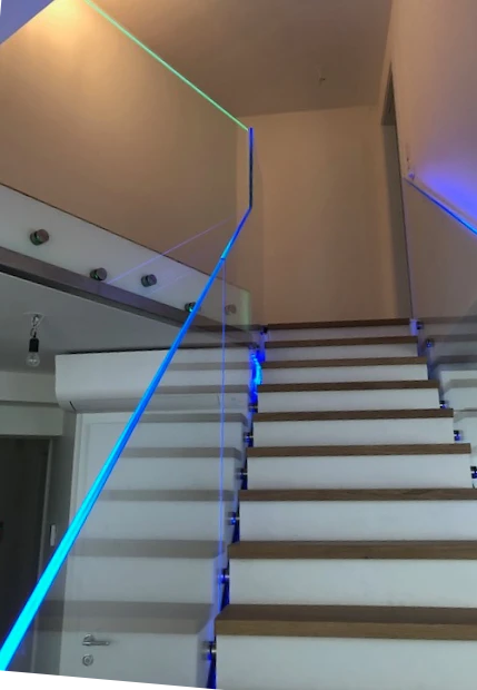 Beispiel Glasgeländer / Glastrennwand